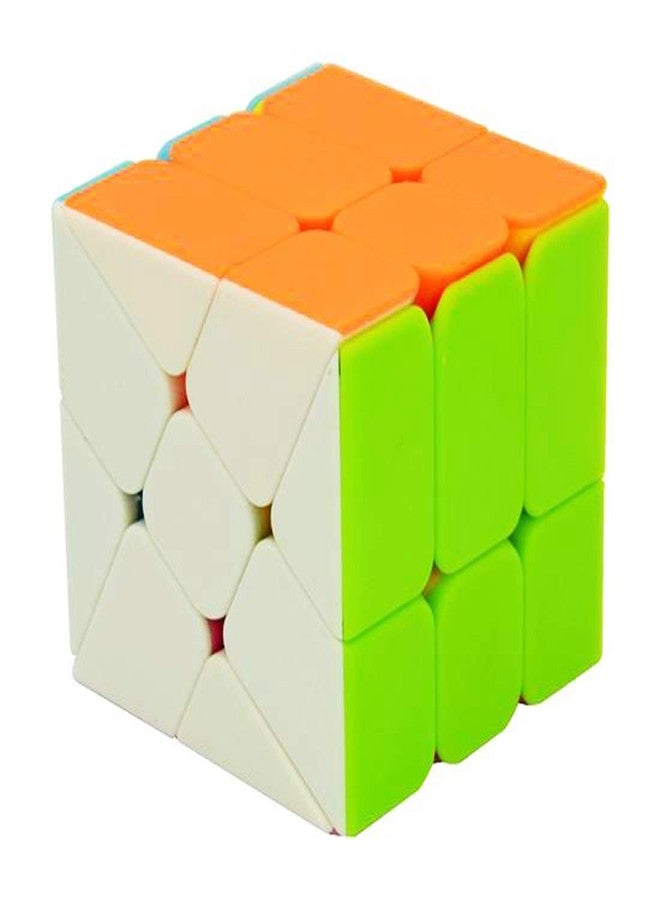 Kiditos MoYu Windmill Cube 3x3 Shape Mod Twisty Puzzle Stickerless Cube, Multicolour - Image 5